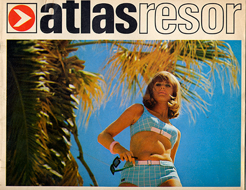 Atlas Resors första broschyr, sommarsäsongen 1967. (Bild: Åke Larssons arkiv).